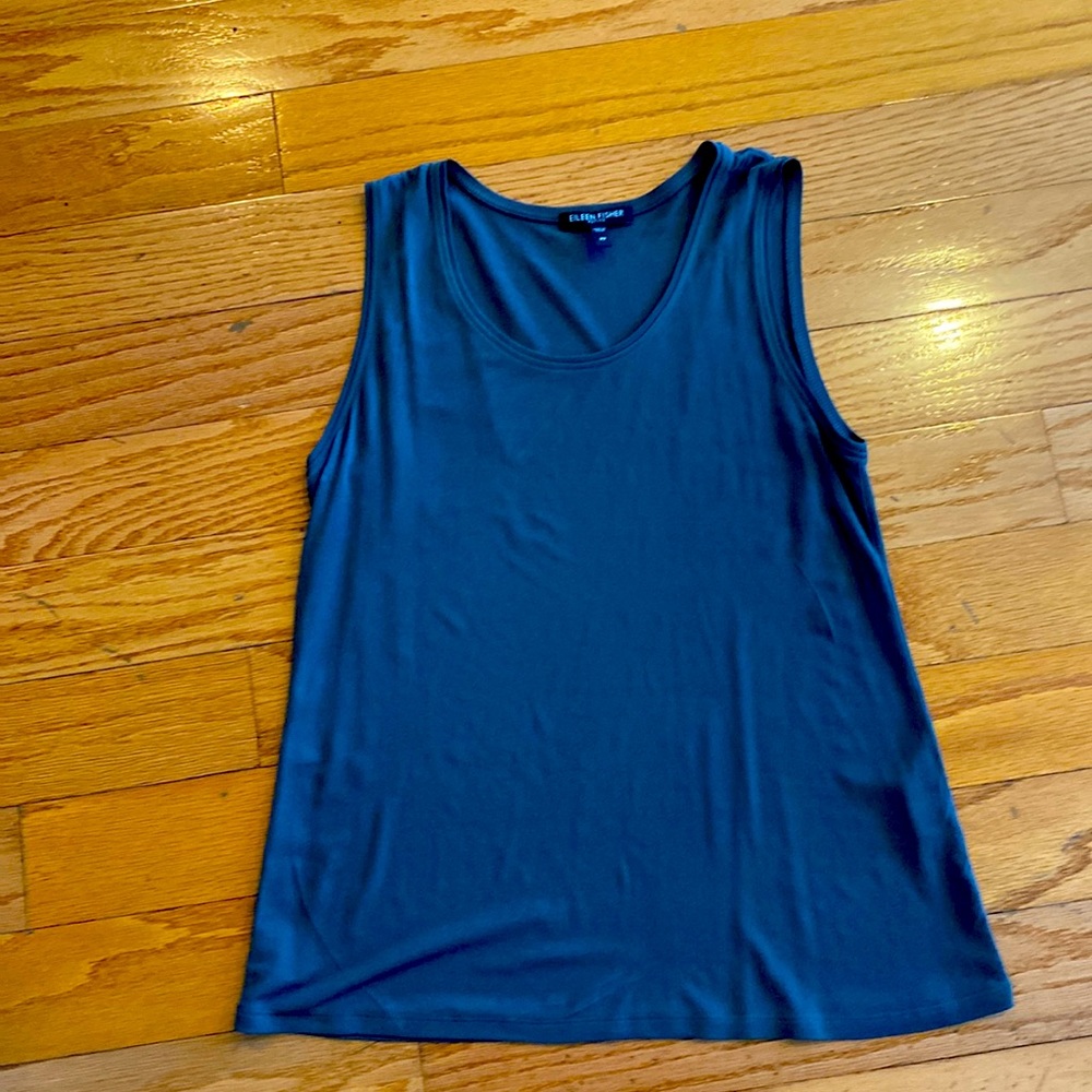 Eileen Fisher Beautiful classic gray summer top